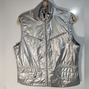 Ralph Lauren L-RL Women's Silver Active Vest